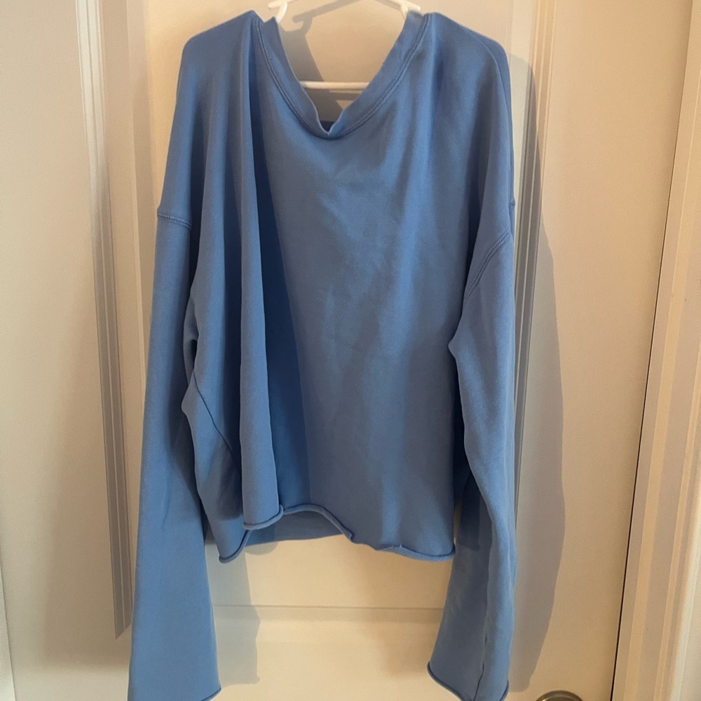 Aerie Light Blue Women's Sweatshirt